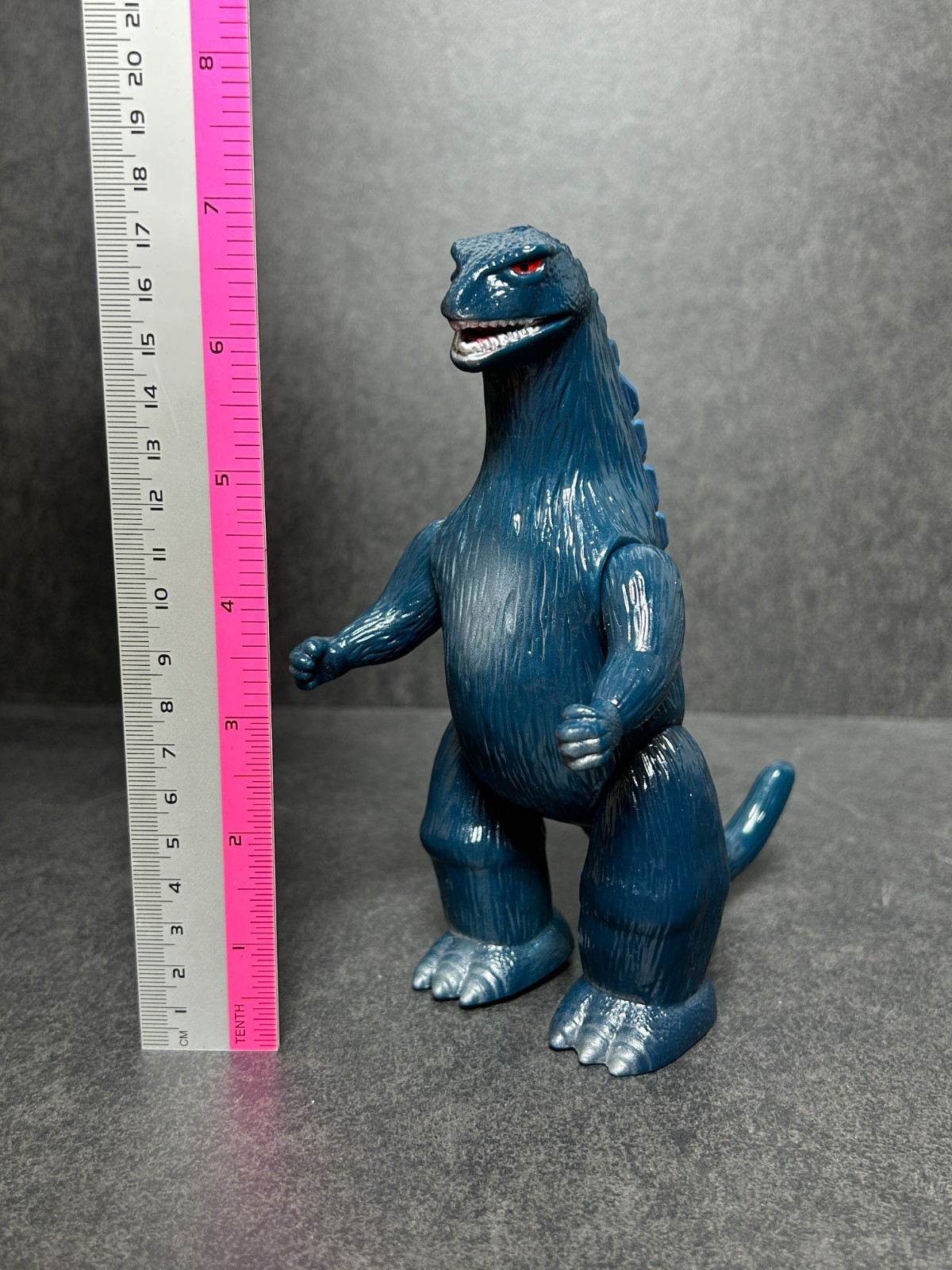 Godzilla J-Tail MARUSAN Sofubi 6.8&Prime; Soft Vinyl Figure 1998 w/ Header & Bag