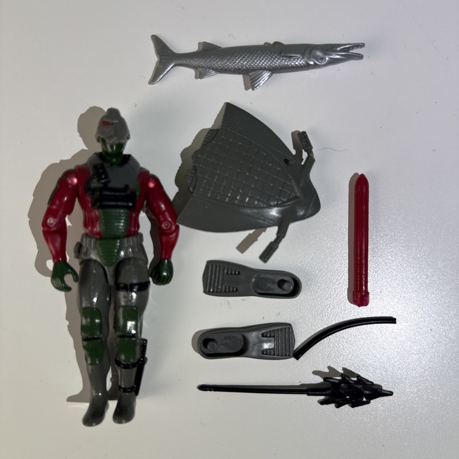 1990 Gi Joe Cobra 3.75&Prime; Undertow v1 Figure Destro’s Frogmen Complete Hasbro
