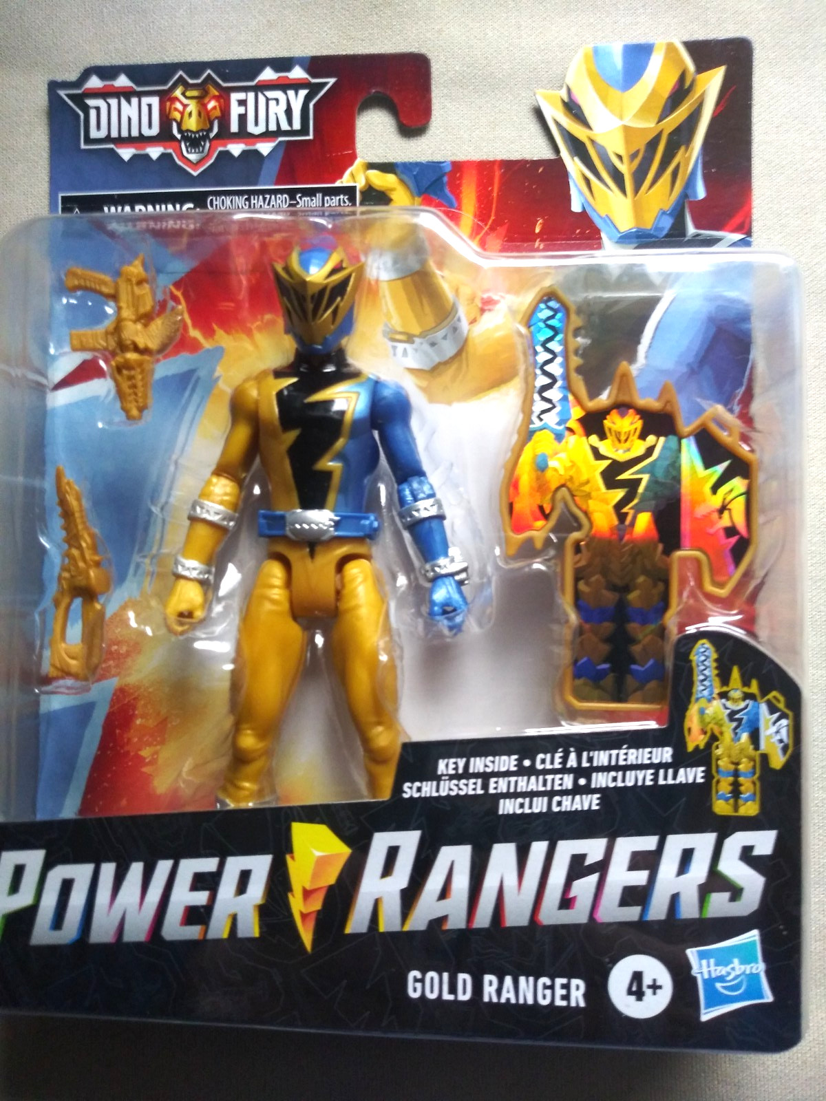 Power Rangers Dino Fury GOLD RANGER