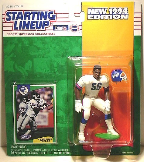1994 KENNER STARTING LINEUP LAWRENCE TAYLOR (HOF) NEW YORK GIANTS – NEW