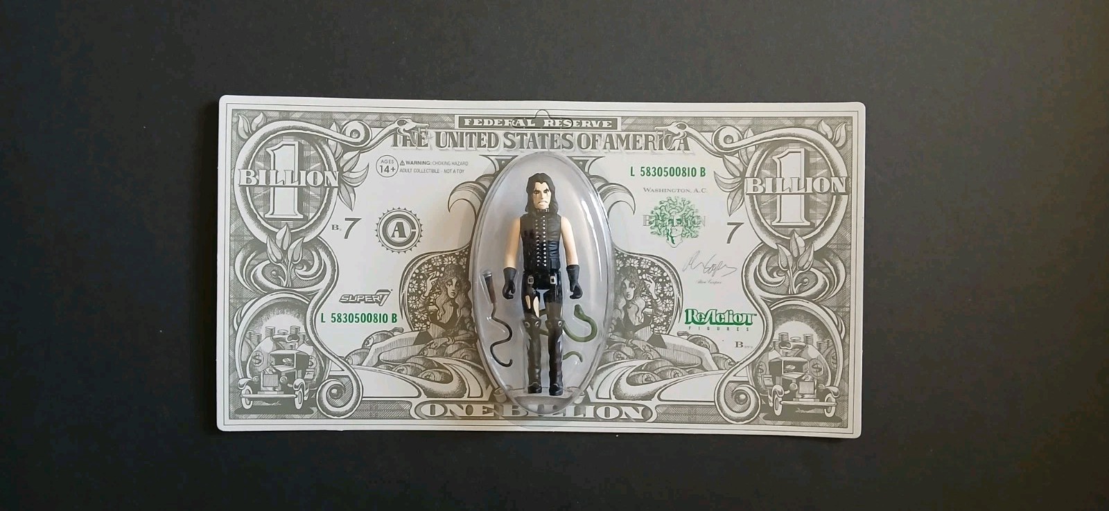 Super7 ReAction Figure Alice Cooper Billion Dollar Babies