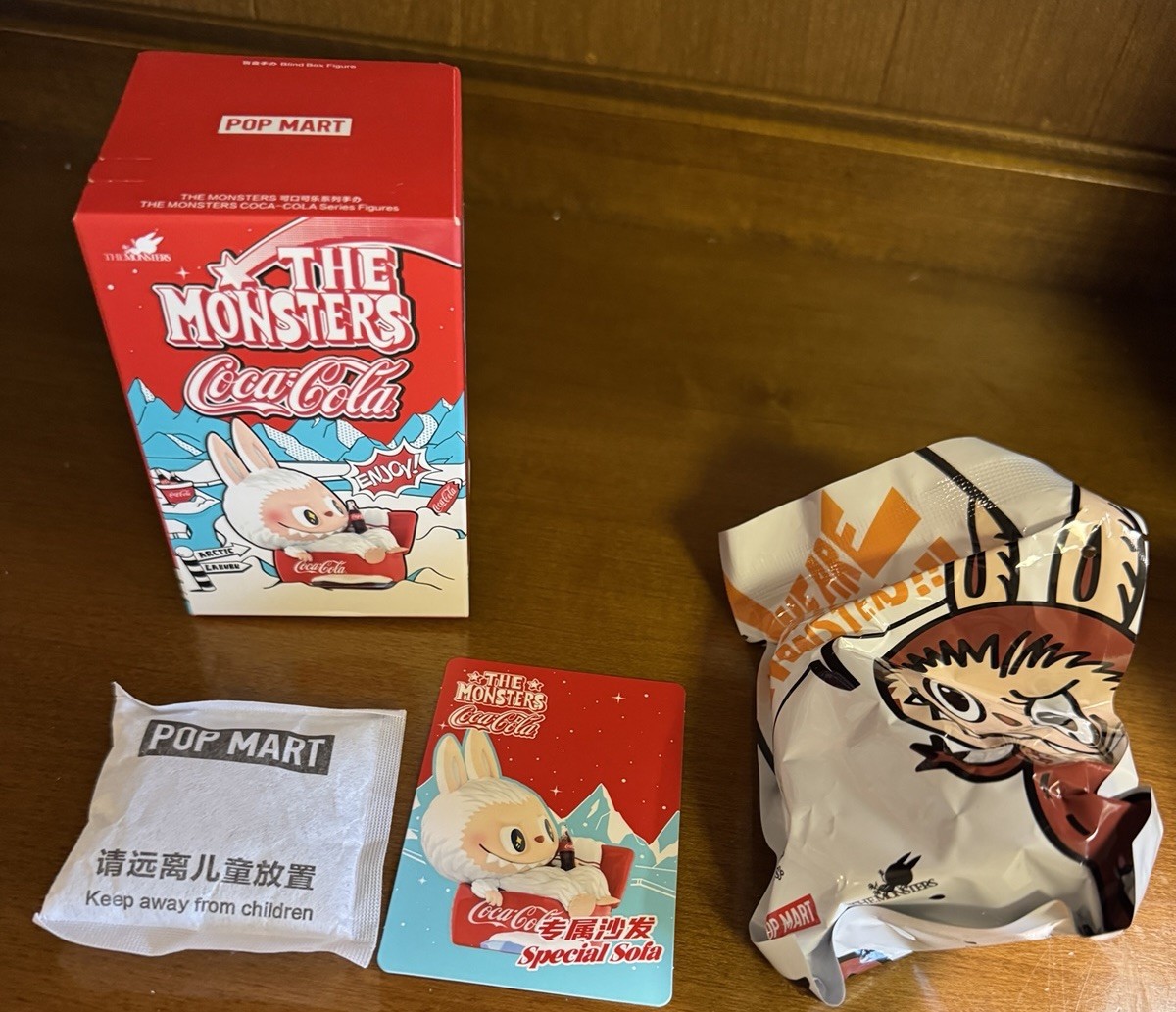 Labubu THE MONSTERS Coca Cola Series Sealed Bag Confirmed Figurine
