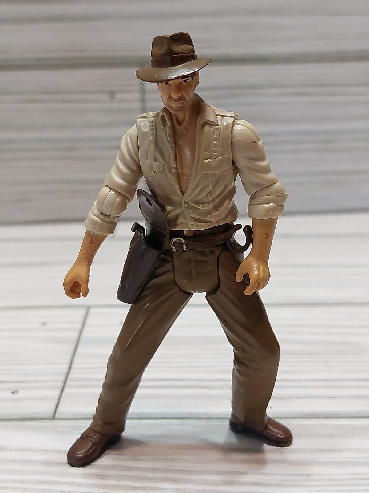 Indiana Jones 2007 Streets of Cairo whip cracking action figure Preowned Loose