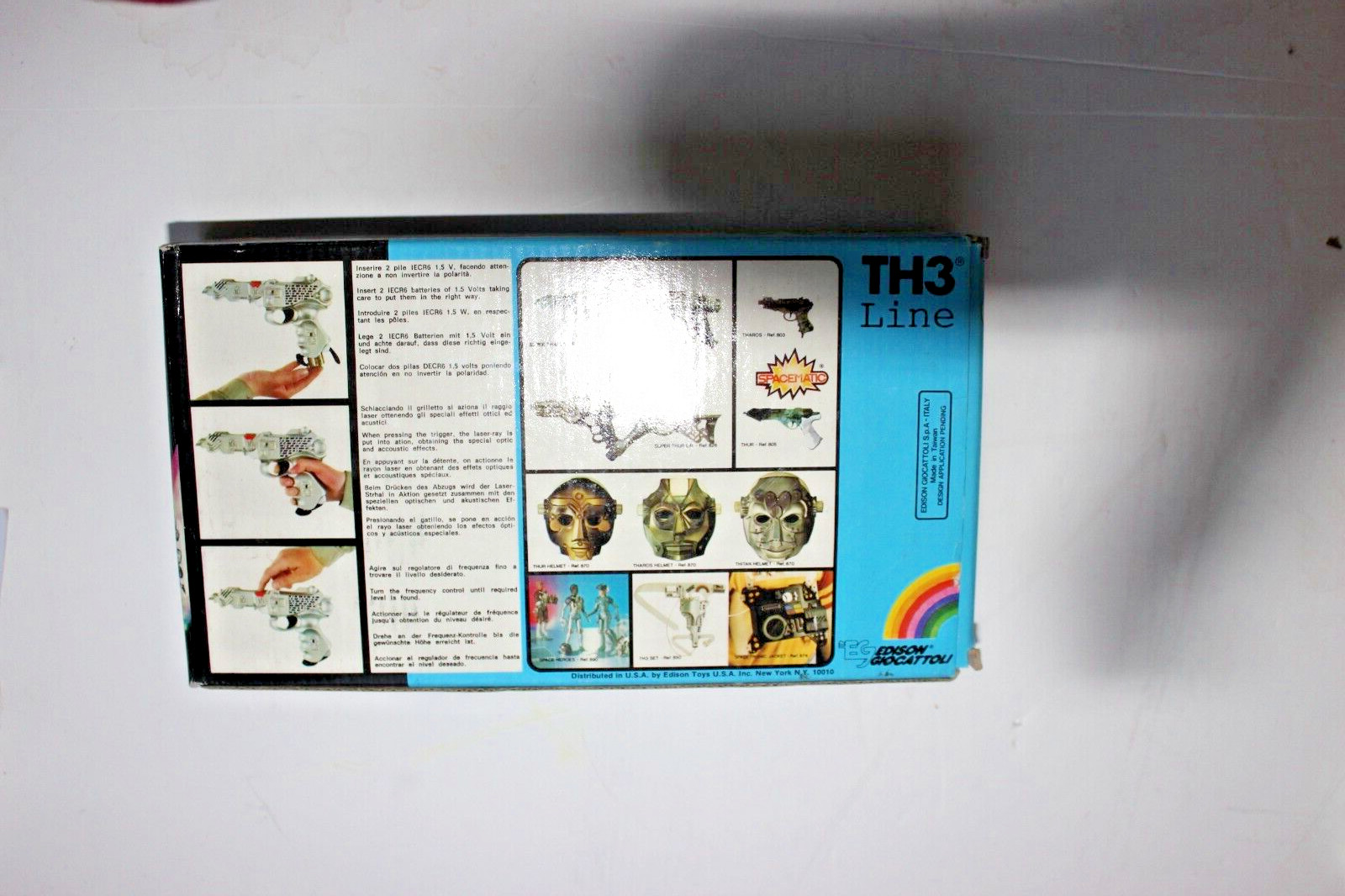 TH3 PROJECT SPACE HEROES EDISON TOYS SUPERTHAROS -SPACETRONIC BOXED !