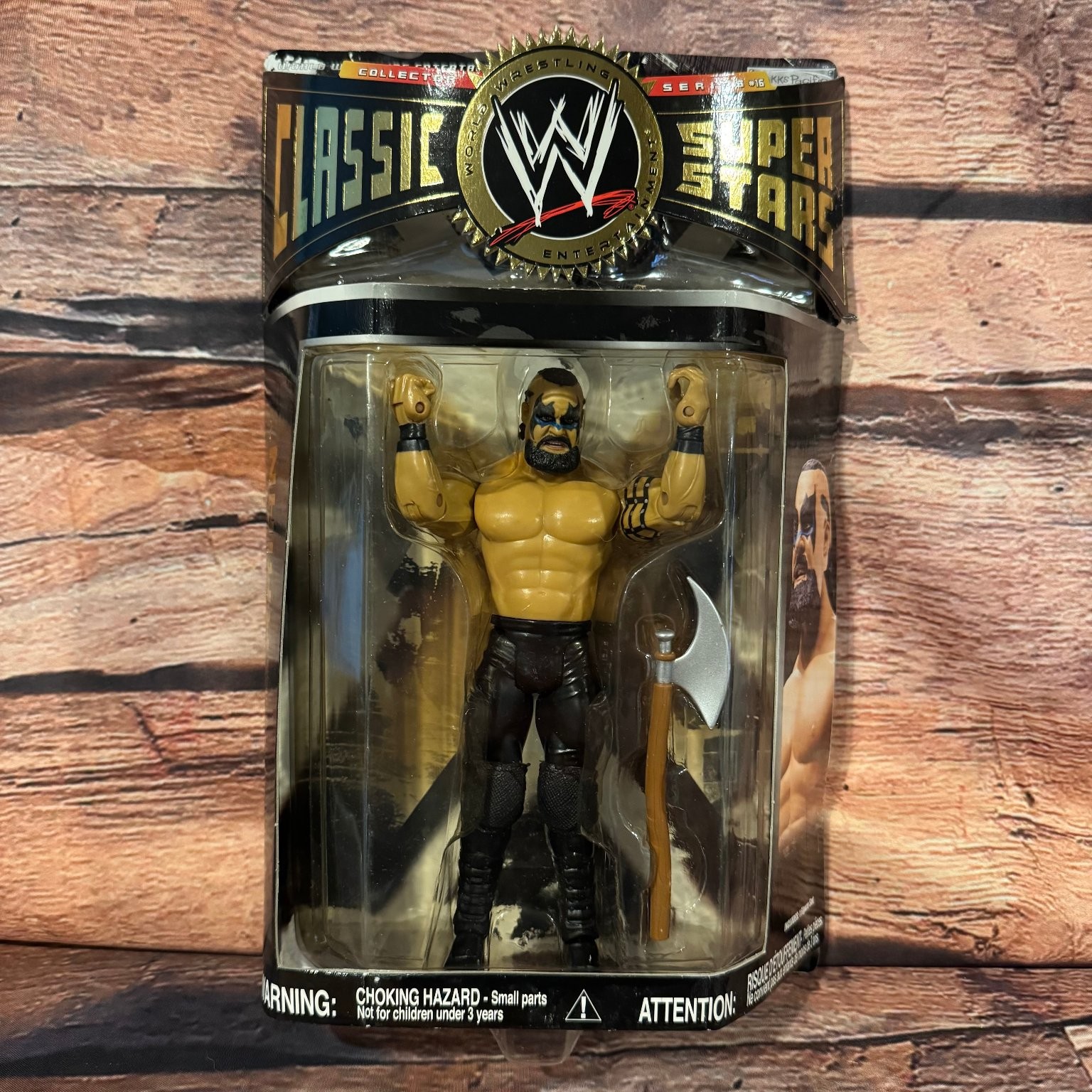 JAKKS Pacific Barbarian WWE Classic Superstars 6-7in Scale Axe Figure