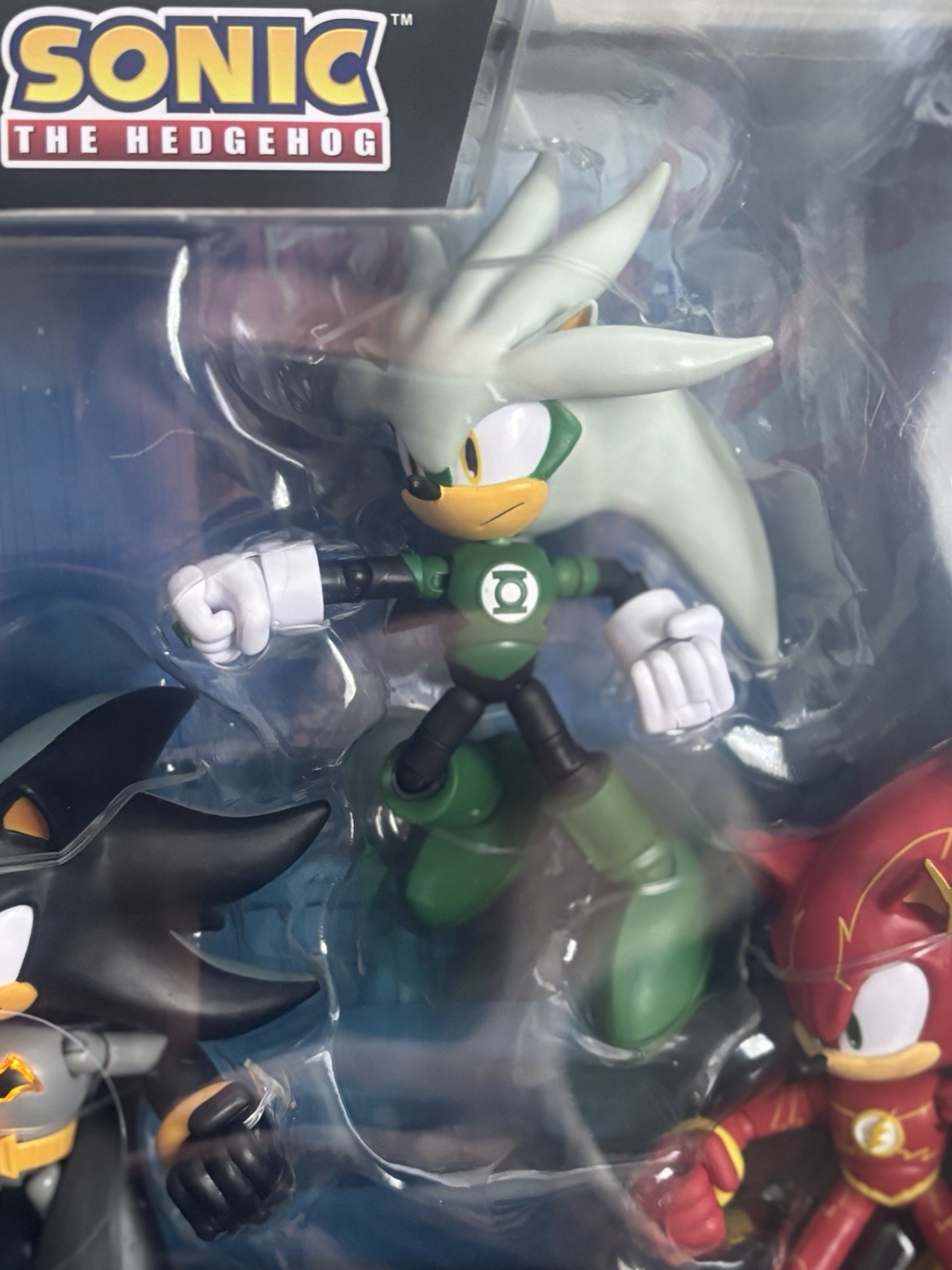 DC x Sonic the Hedgehog 5&Prime; Action Figure Multipack Power vs Speed 4 Pack IN HAND