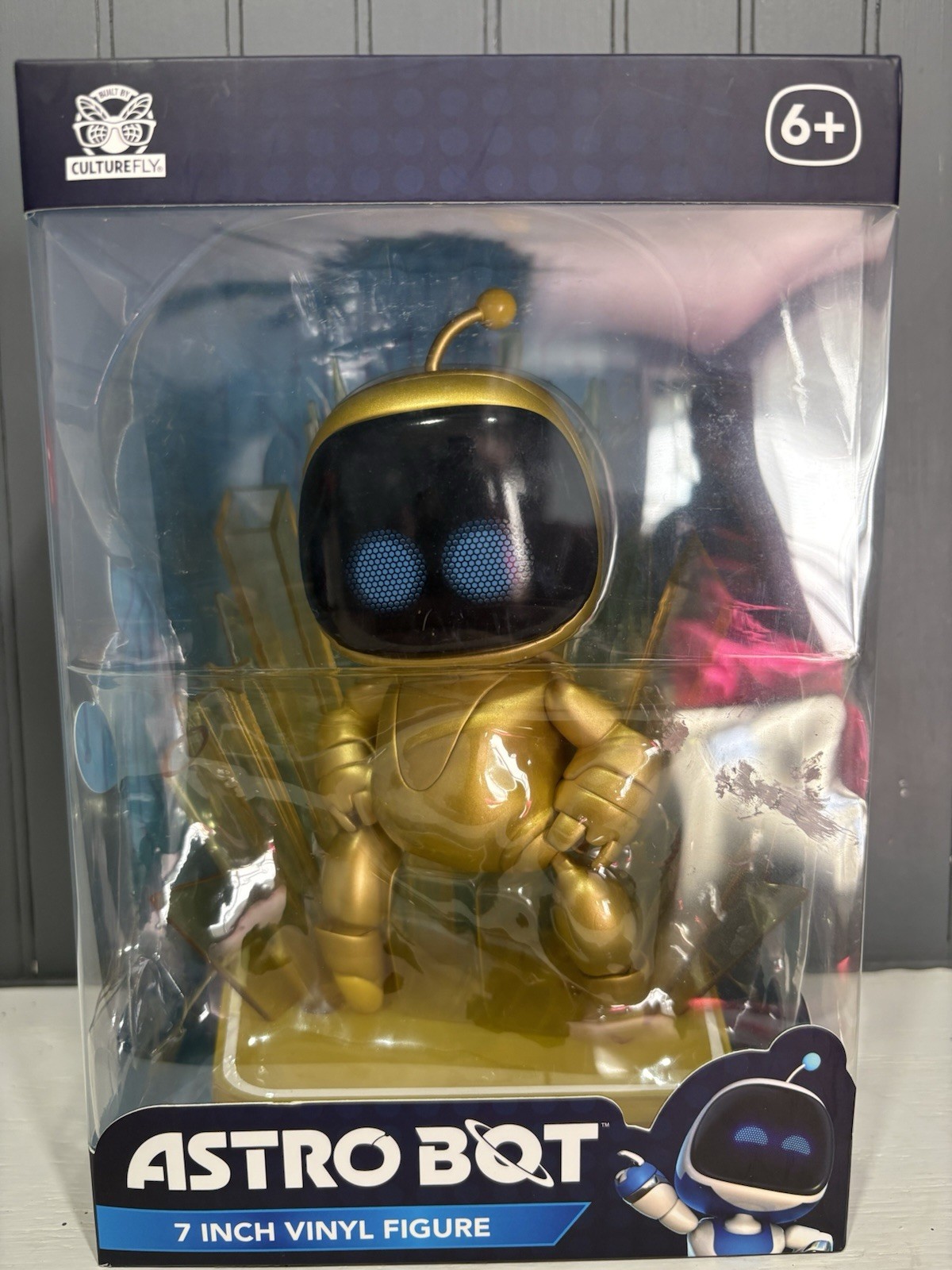 Astro Bot – Gold Vinyl Figure 7-Inch by CultureFly – Limited Edition