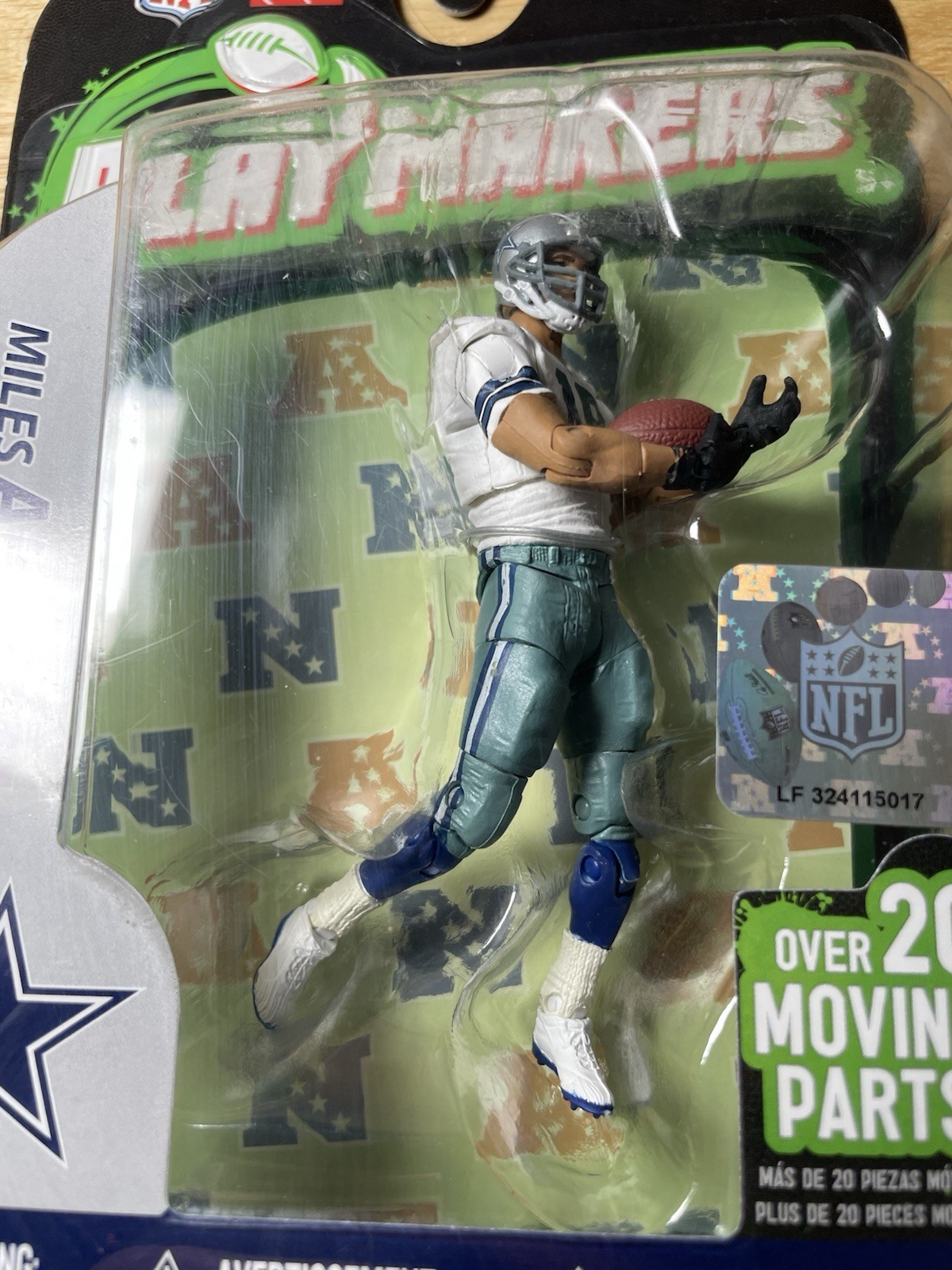 Miles Austin 2011 McFarlane Playmakers Dallas Cowboys 4in Action Figure NFL NIB
