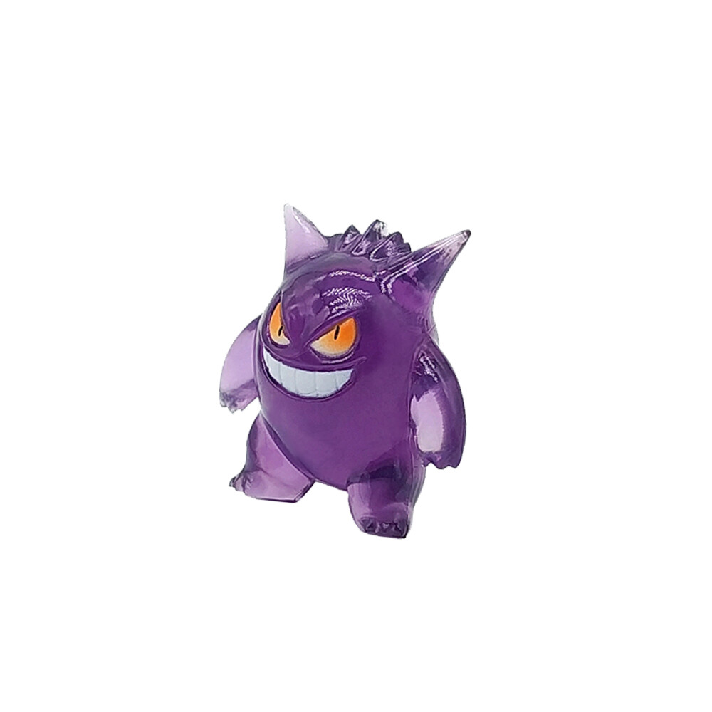 2&Prime; Nintendo Action Figure Tomy Toys Transparent Purple Gengar Rare