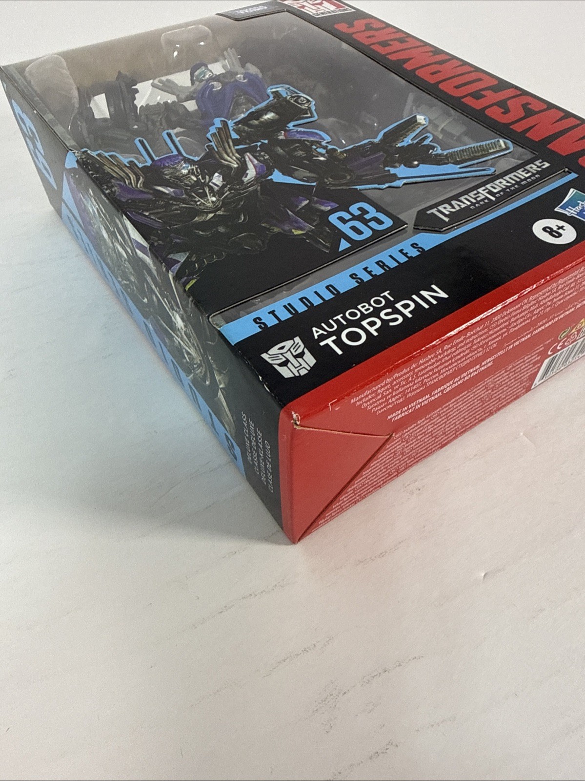Transformers Autobot TOPSPIN Studio Series 63 Deluxe Class Hasbro DOTM RARE