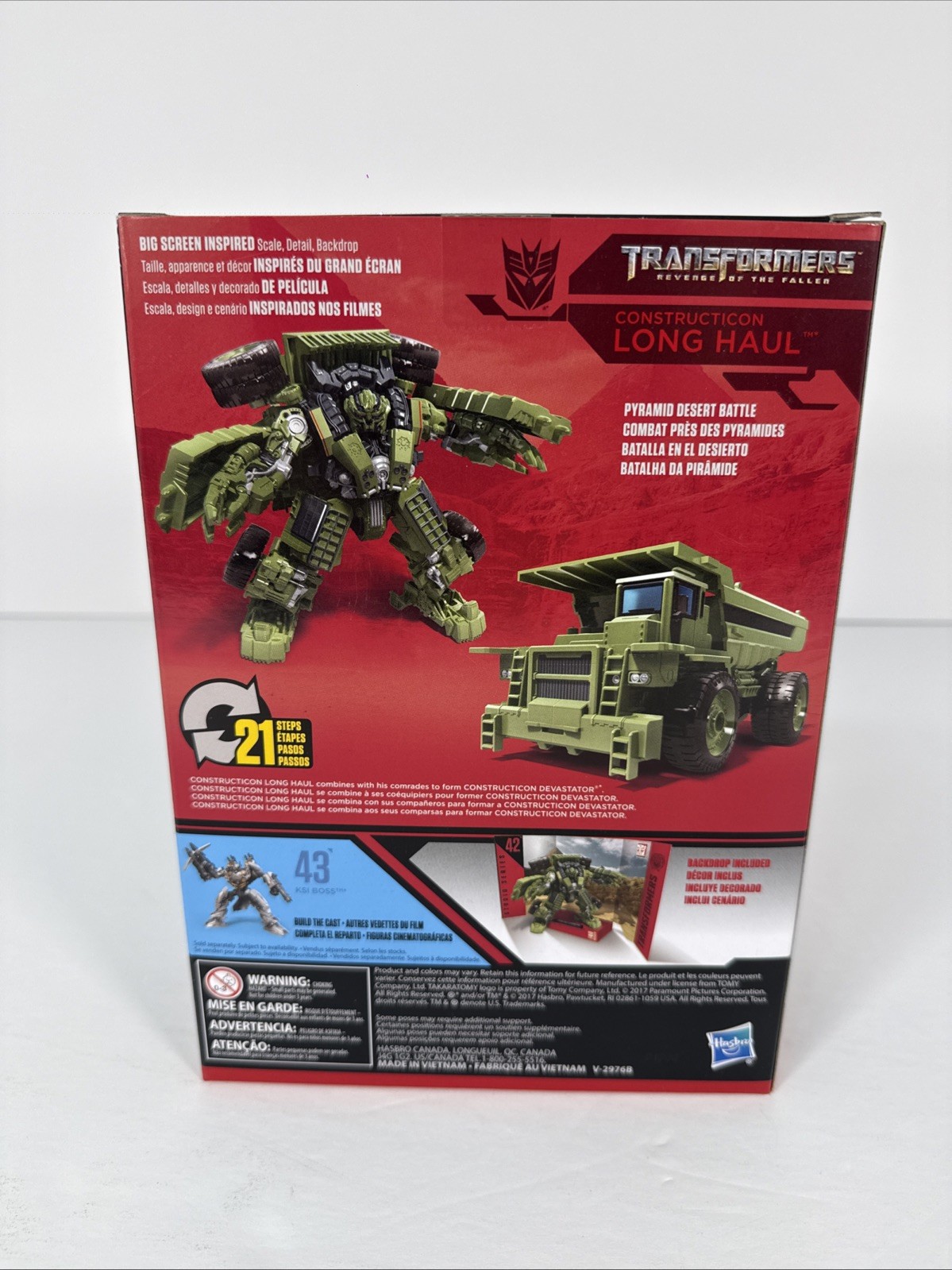 Transformers Studio Series 42 Constructicon Long Haul Hasbro RARE