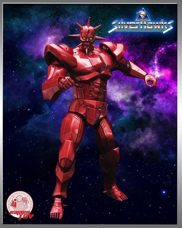 🇺🇸 SilverHawks MonStar with Quicksilver Set SH02 SH01 Ramen Toys By Super7