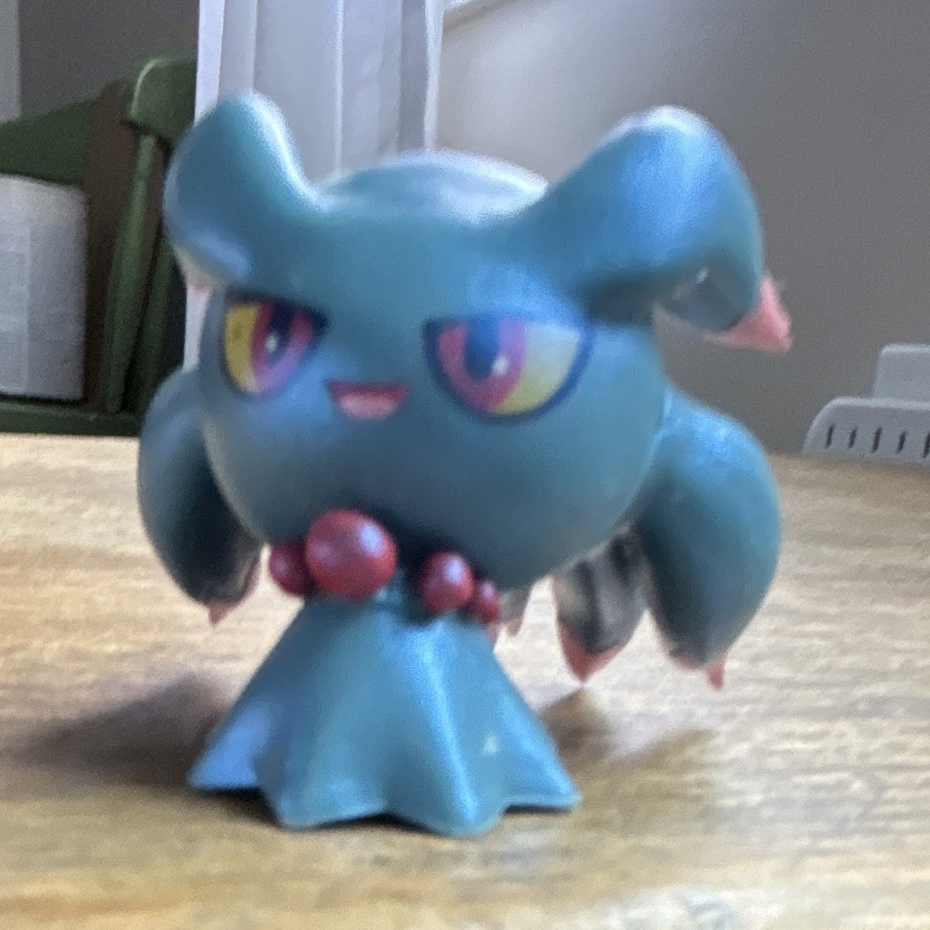 Pokémon Misdreavus Figure Blue Pink Red Yellow Purple Plastic Pokémon 2 in