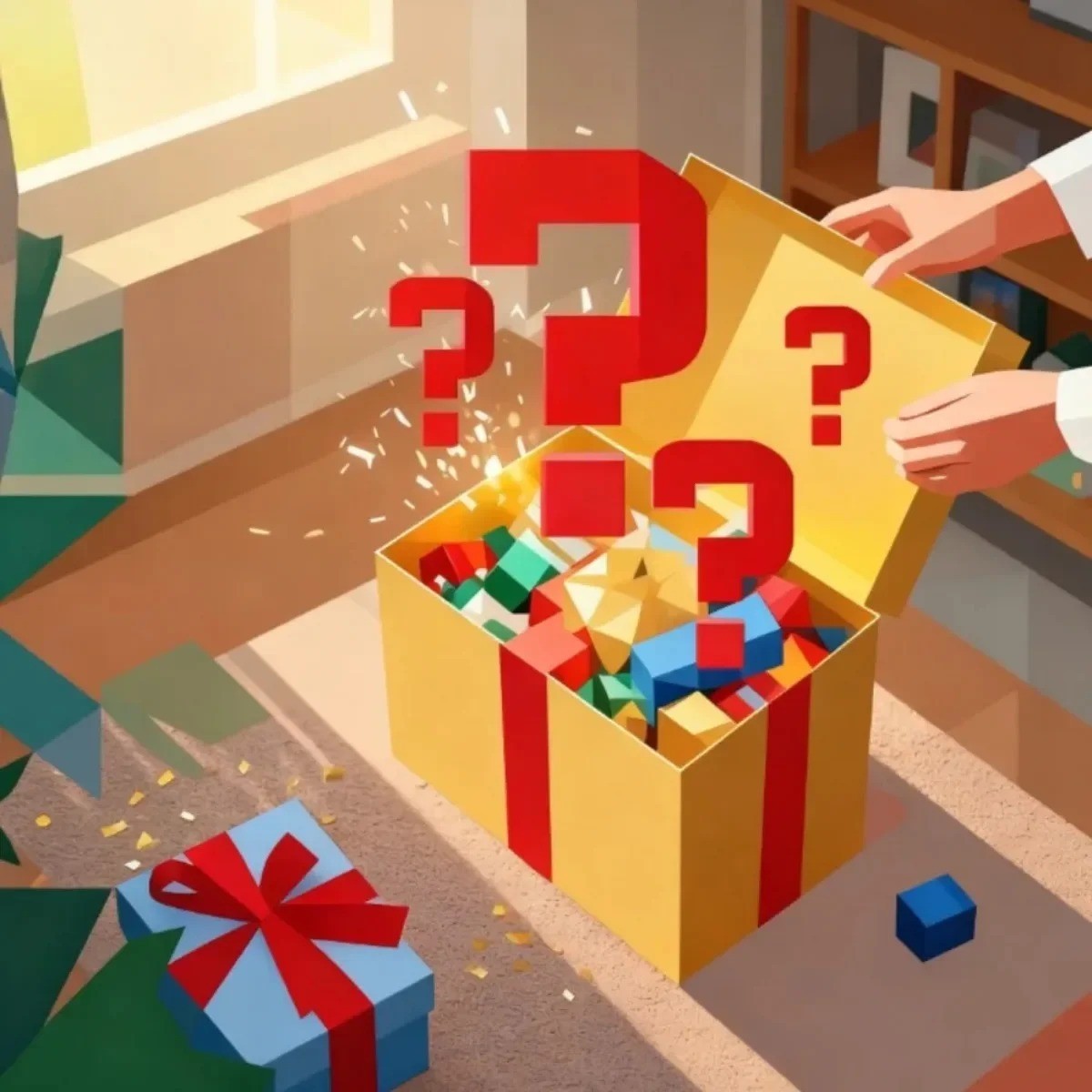 Blind Box Mystery Box Surprise Random Collectible Items Secret Santa Gift Stress