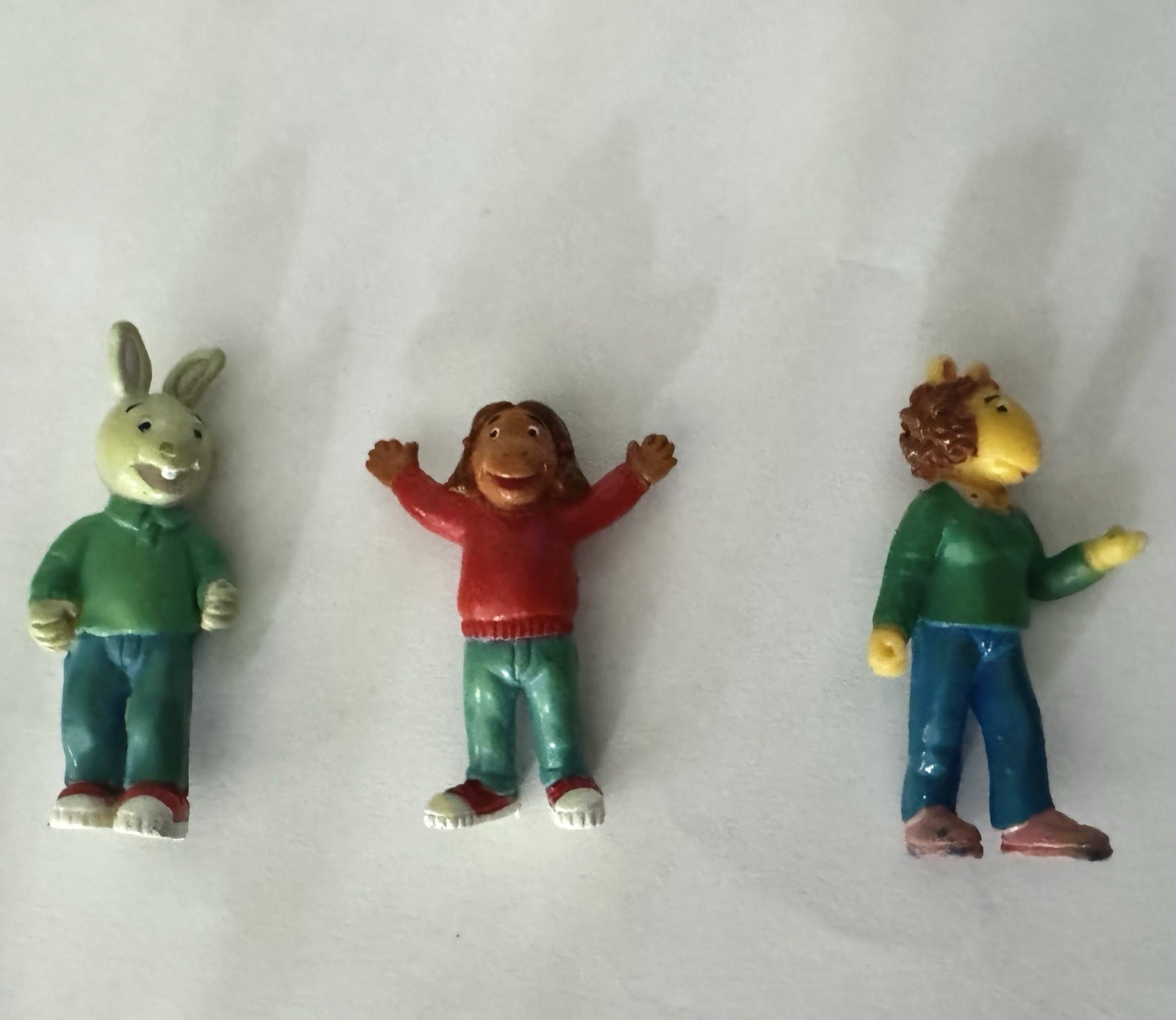 Lot of 3 Playskool Arthur Figures PVC Figure, 1990s, Marc Brown, Vintage