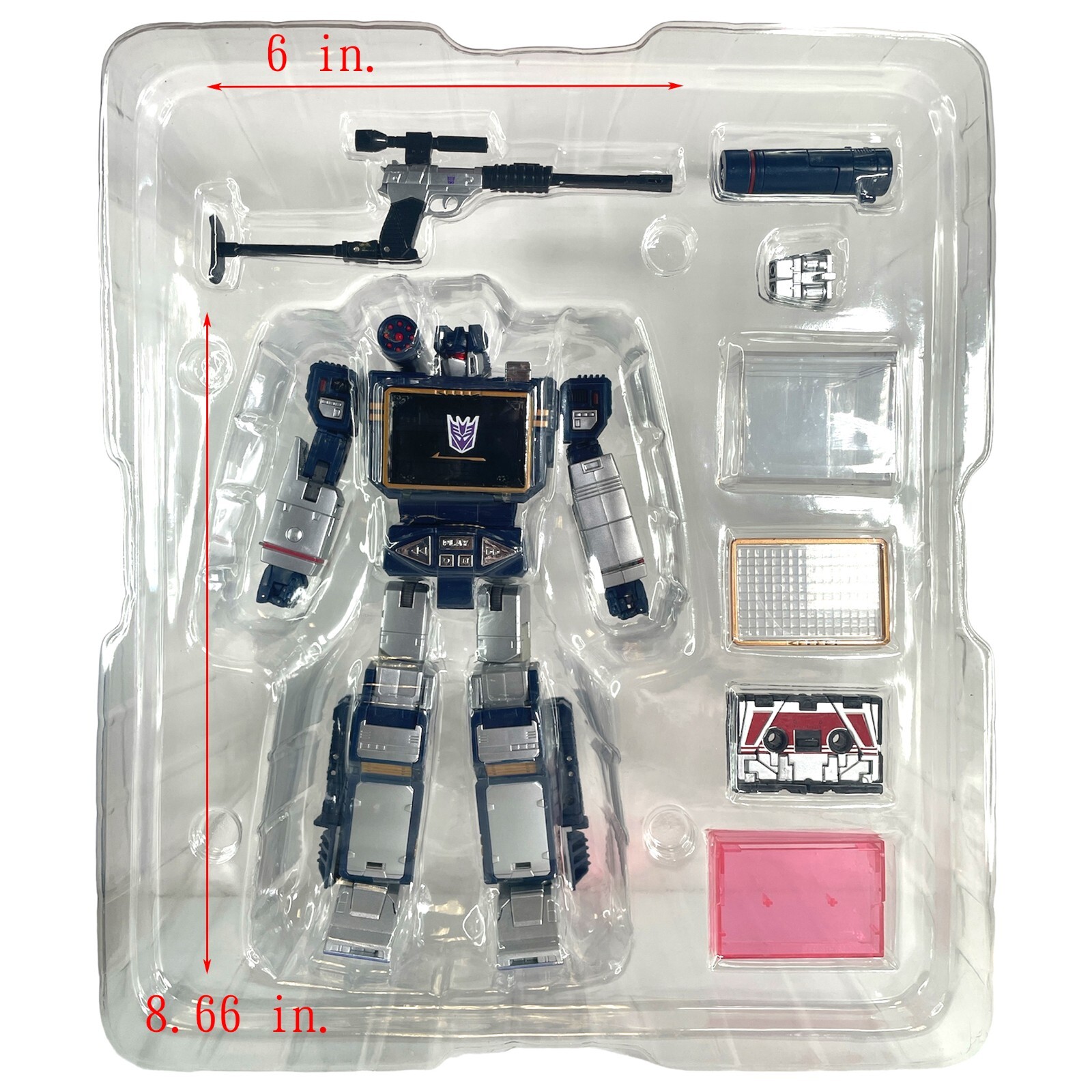 Transformers Masterpiece MP-13 Soundwave with Laserbeak Action Figure Gift Toy