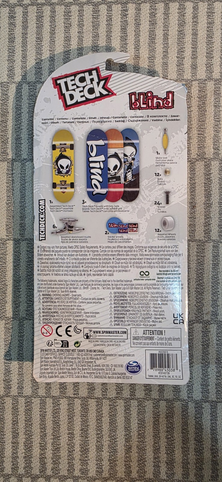 Blind 4 Pack Tech Deck Spin Master 25 Years Anniversary Fingerboard Skateboards