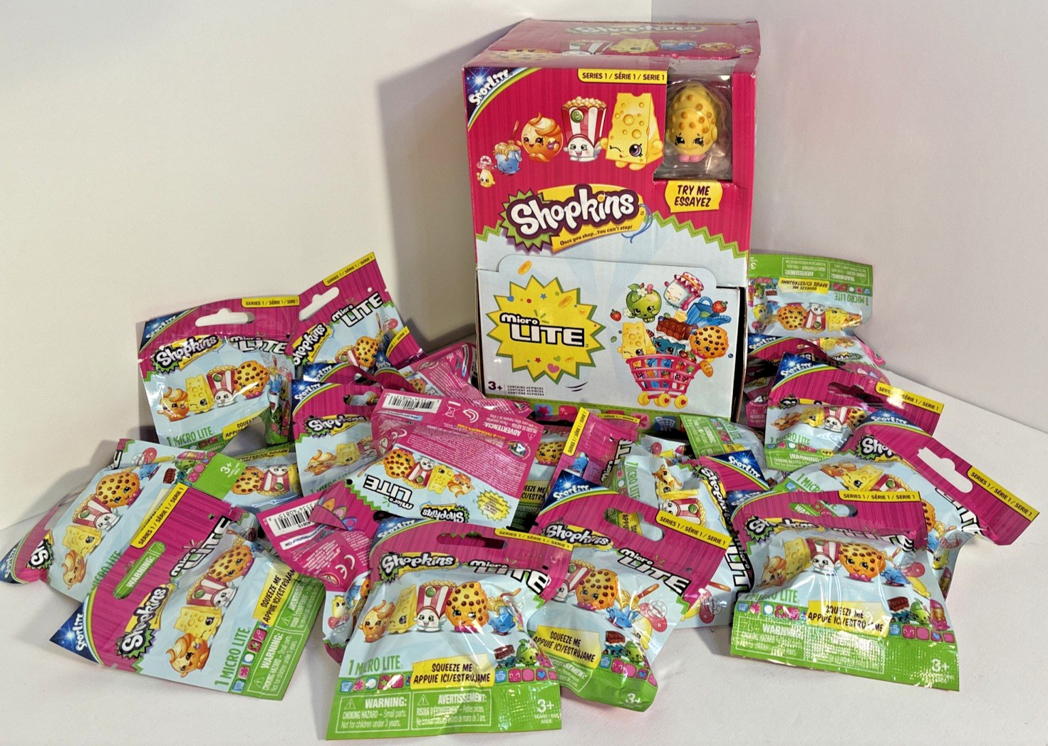 Tech 4 Kids Shopkins Micro Lite Bundle 22 Blind bags and Retail display box