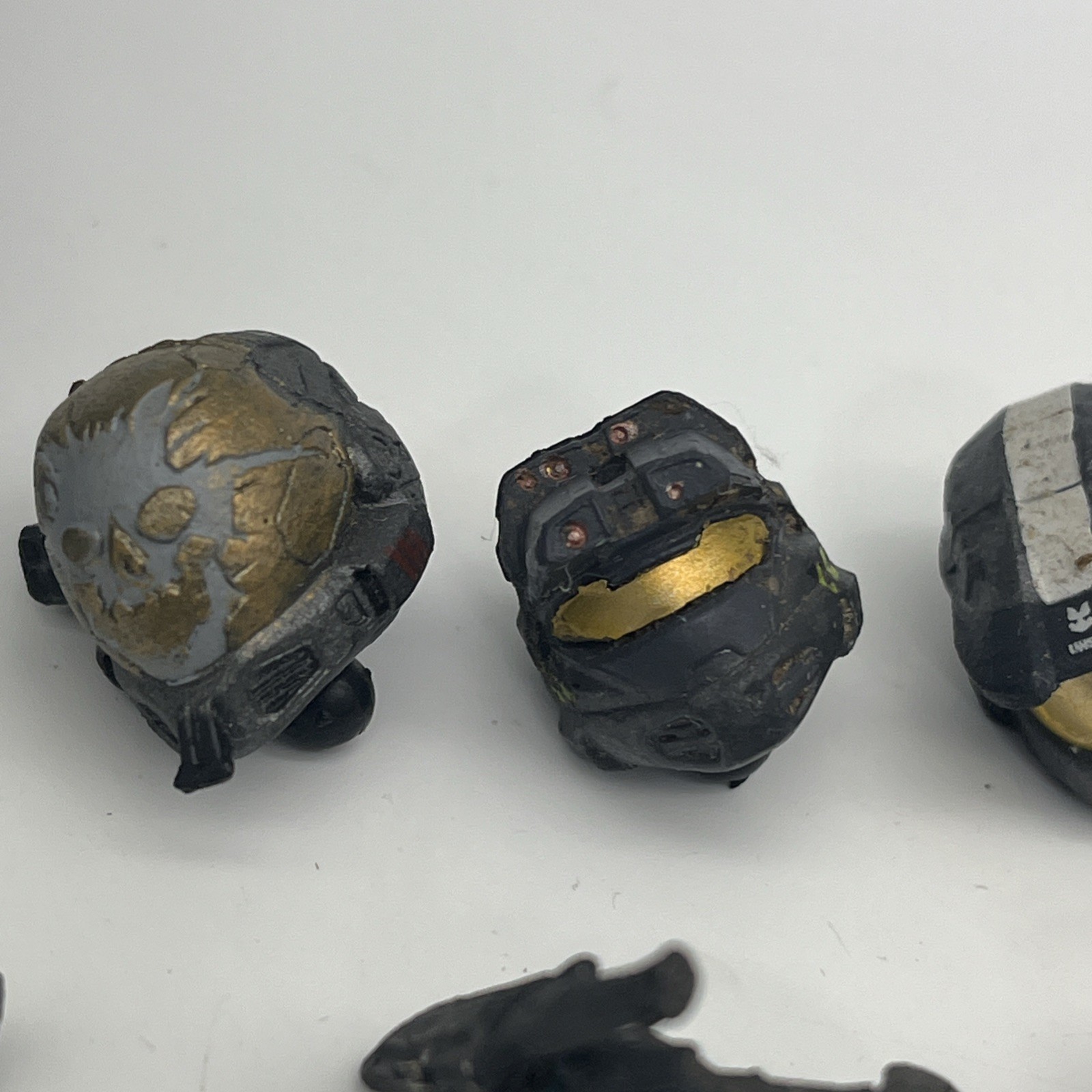 Halo Reach Spartan Grenadier Commando/Scout/Eva STEEL ARMOR PACK Mcfarlane RARE