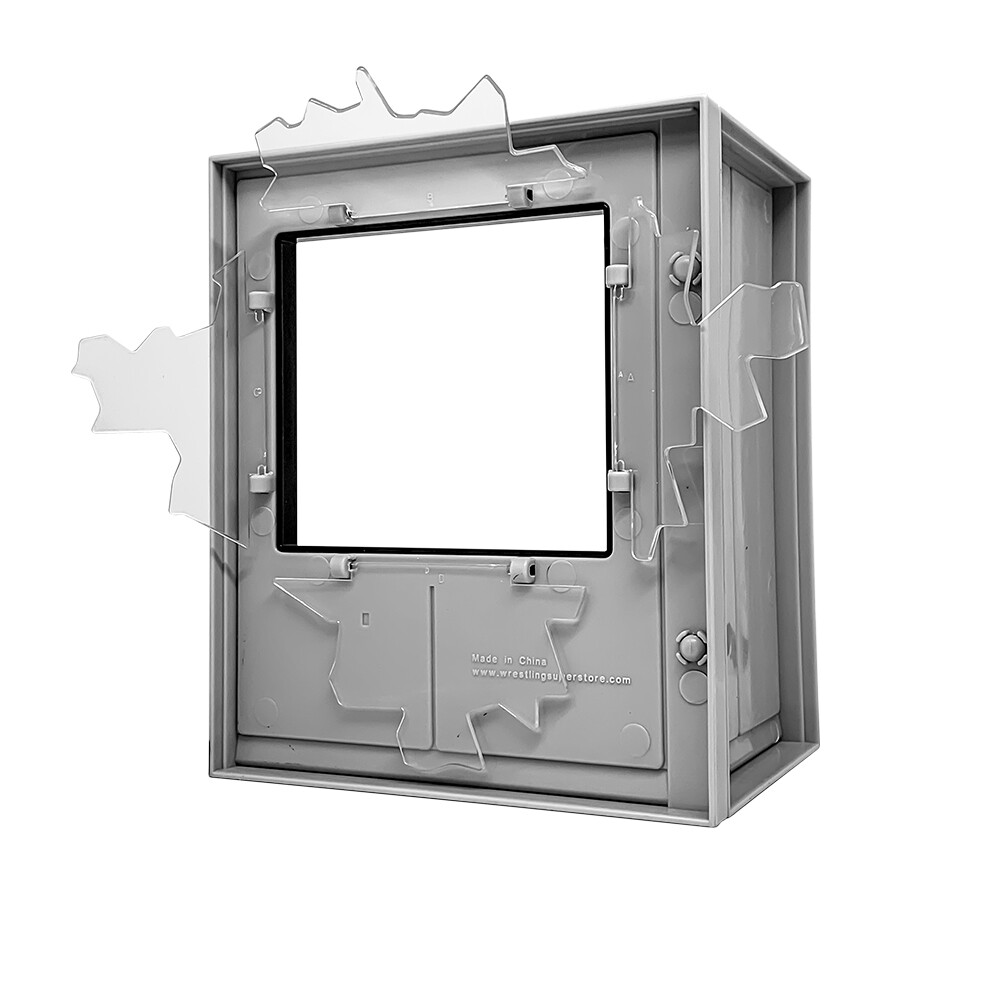 Breakable Window and Wall Playset for WWE & AEW Wrestling Action Figures
