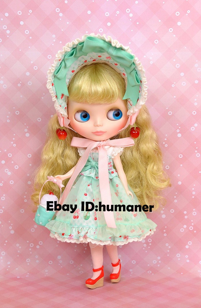 Neo Blythe June Creamy Cherry Sweetheart Action Figure Doll PVC Toy 30cm