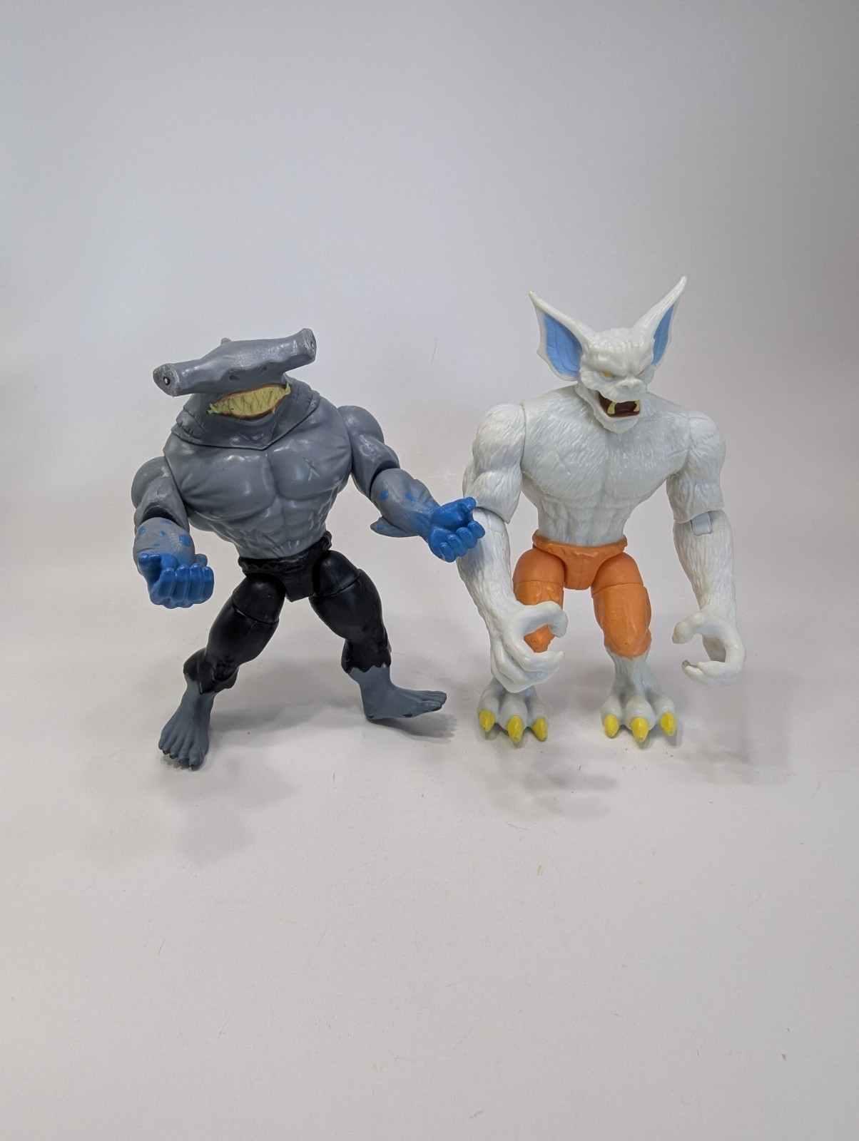 DC Comics Batman Spin Master King Shark and White Man-Bat Action Figures 4&Prime;