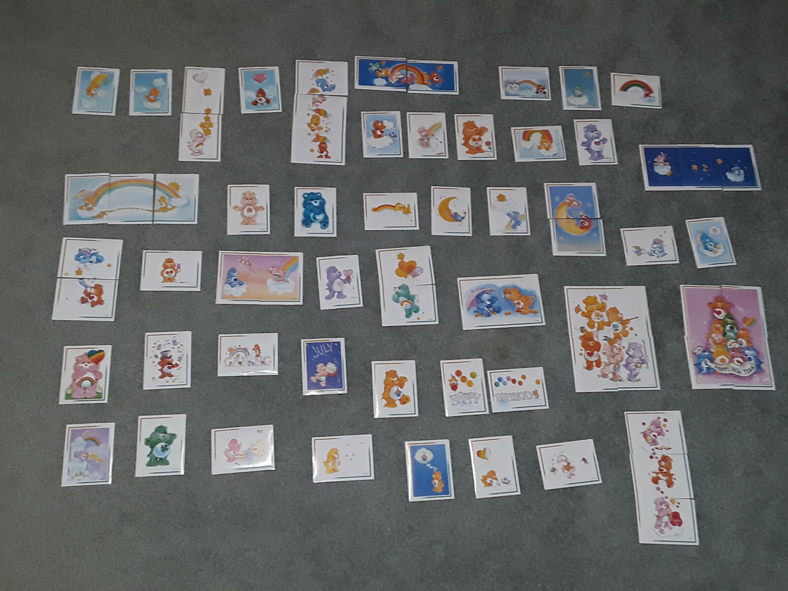 SUPER RARE VINTAGE CARE BEARS STICKERS FROM ITALY 1994: YOU CHOOSE: #&rsquo;s 58-130