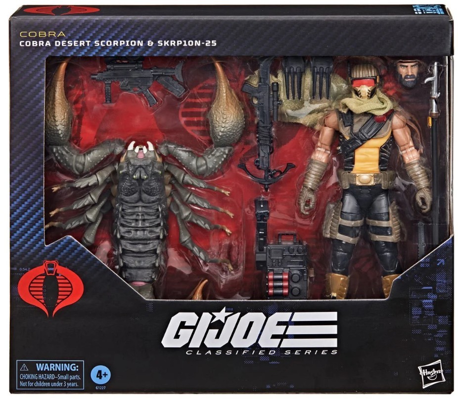 Classified Series Cobra Desert Scorpion & SKRP10N-25 Deluxe Action Figure Set