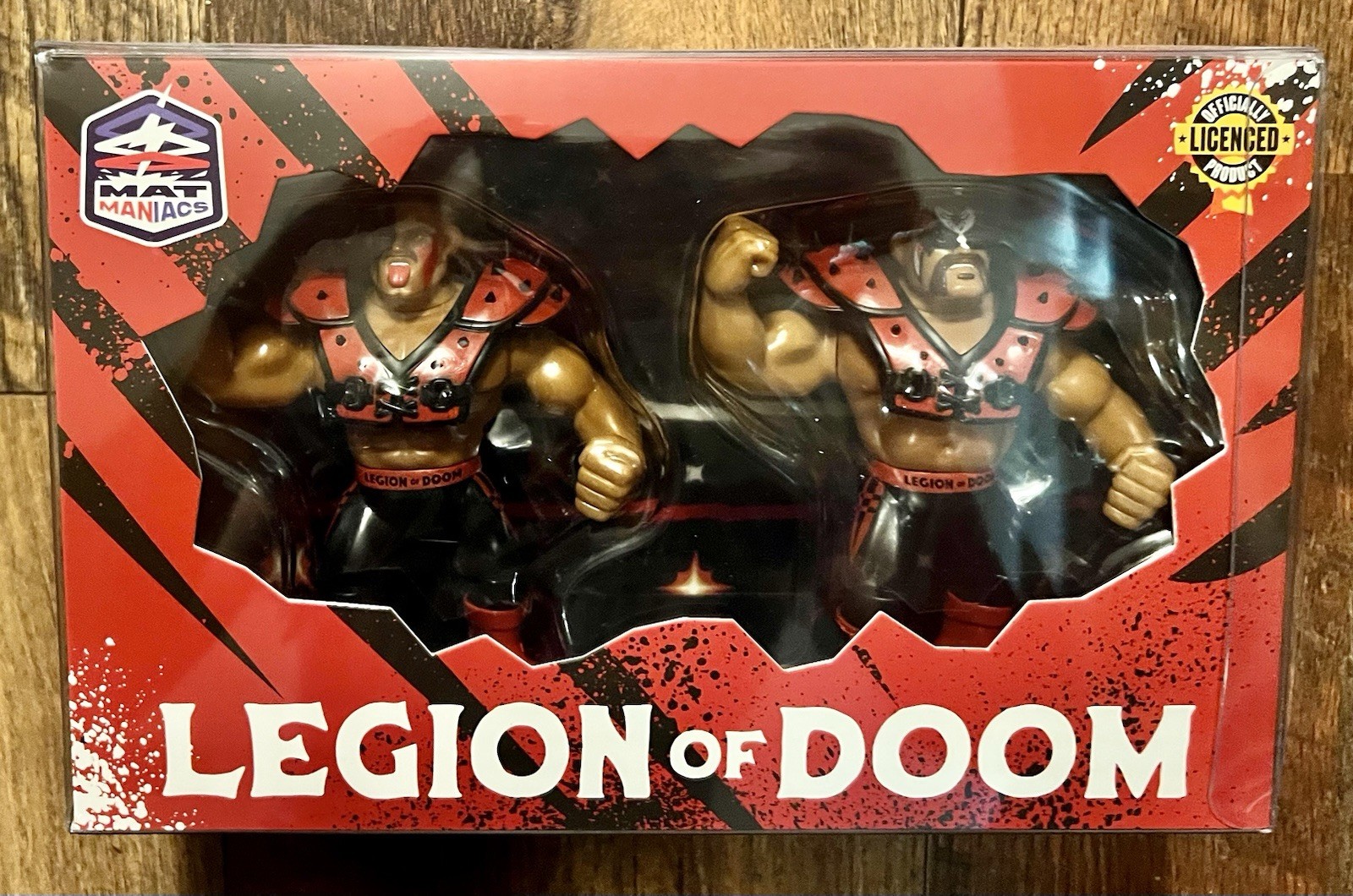 Mat Maniacs Legion Of Doom Road Warriors Hawk Animal MIB Error Hawk Face Paint