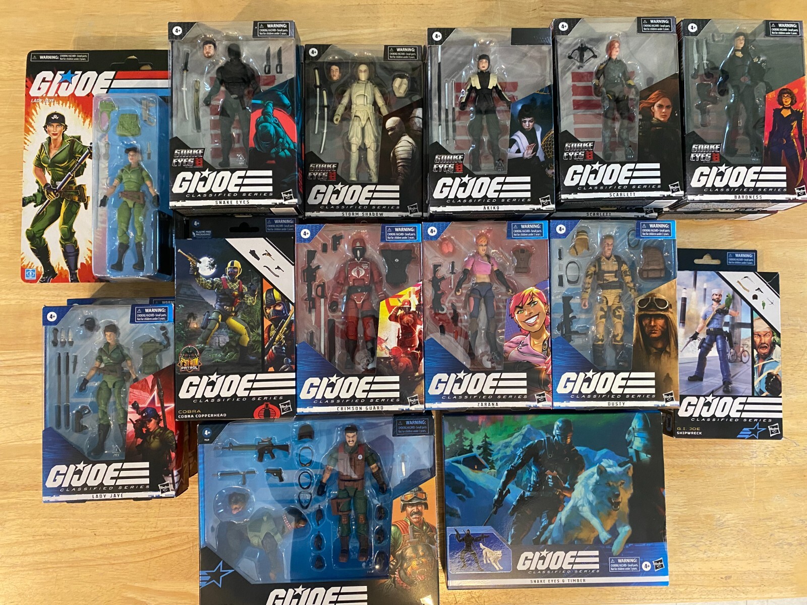 G.I. Joe Classified Series Snake Eyes Shipwreck Dusty & MORE- Choose Your Figure