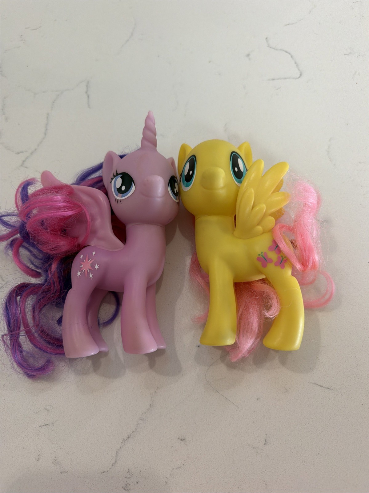My Little Pony Friendship is Magic G4 TWILIGHT SPARKLE FLUTTERSHY Brushable Hair