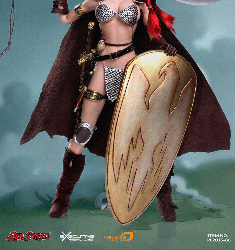 TBLeague Phicen 1/6 Red Sonja (PL2015-86) – Metallic Large Warrior Shield