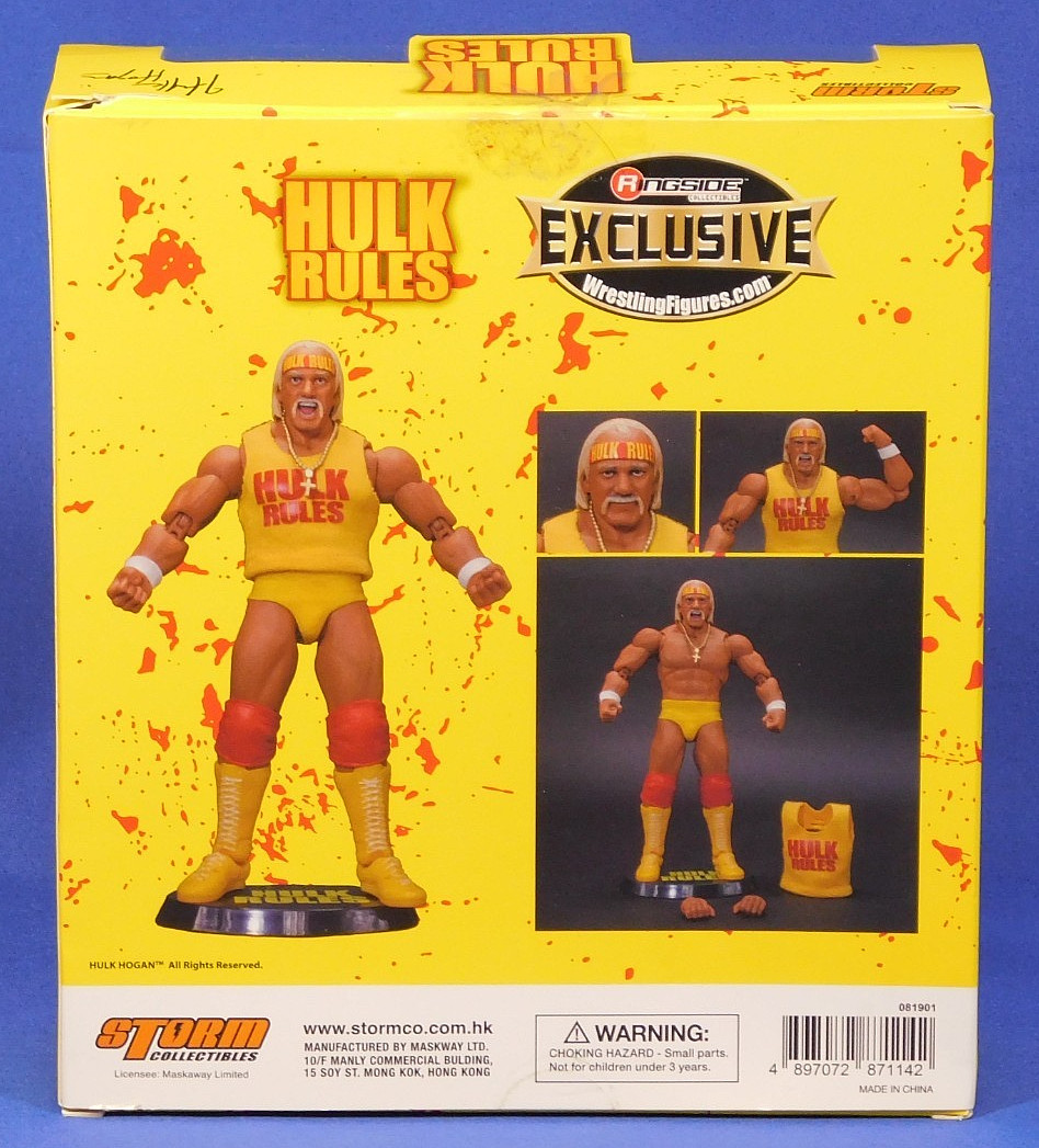 WWE RINGSIDE EXCLUSIVE HULK HOGAN RULES FIGURE COMPLETE STORM COLLECTIBLES