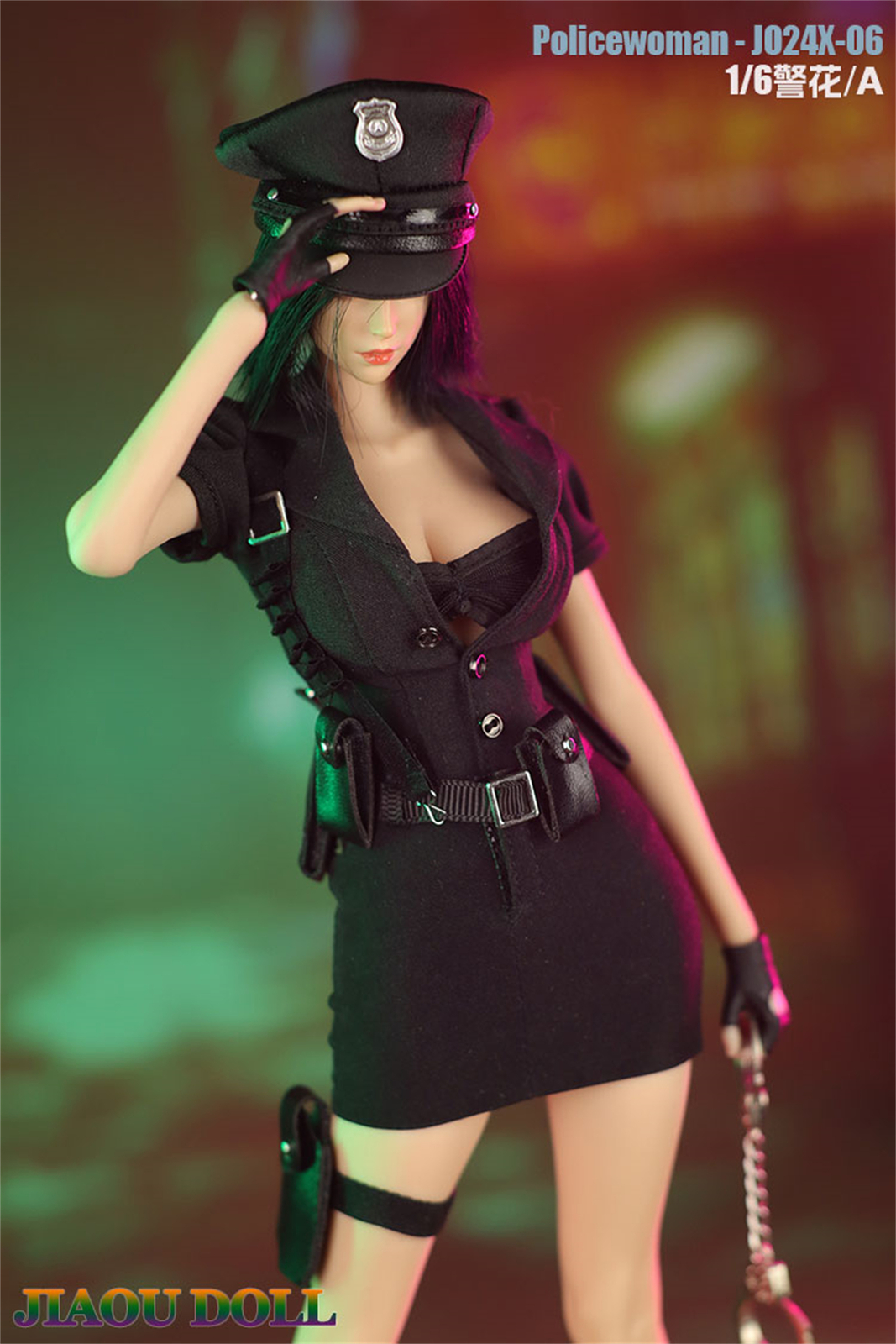 1/6 JO24X-06 Police Girl Uniform Cosplay Clothes Model Fit 12 » JIAOU TBL Figure