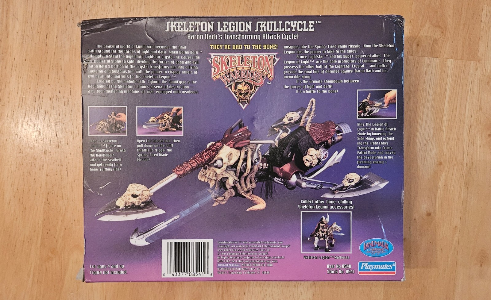 Skeleton Warriors Legion Skullcycle and Shriek Action Figure, new in sealed box
