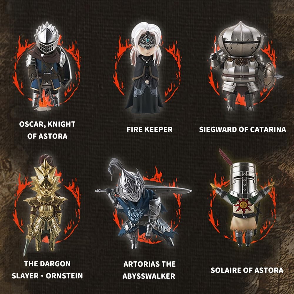 BEEMAI Firelink DkSouls Series 1 1PC Blind Box Figures, Random Design Cute Figur