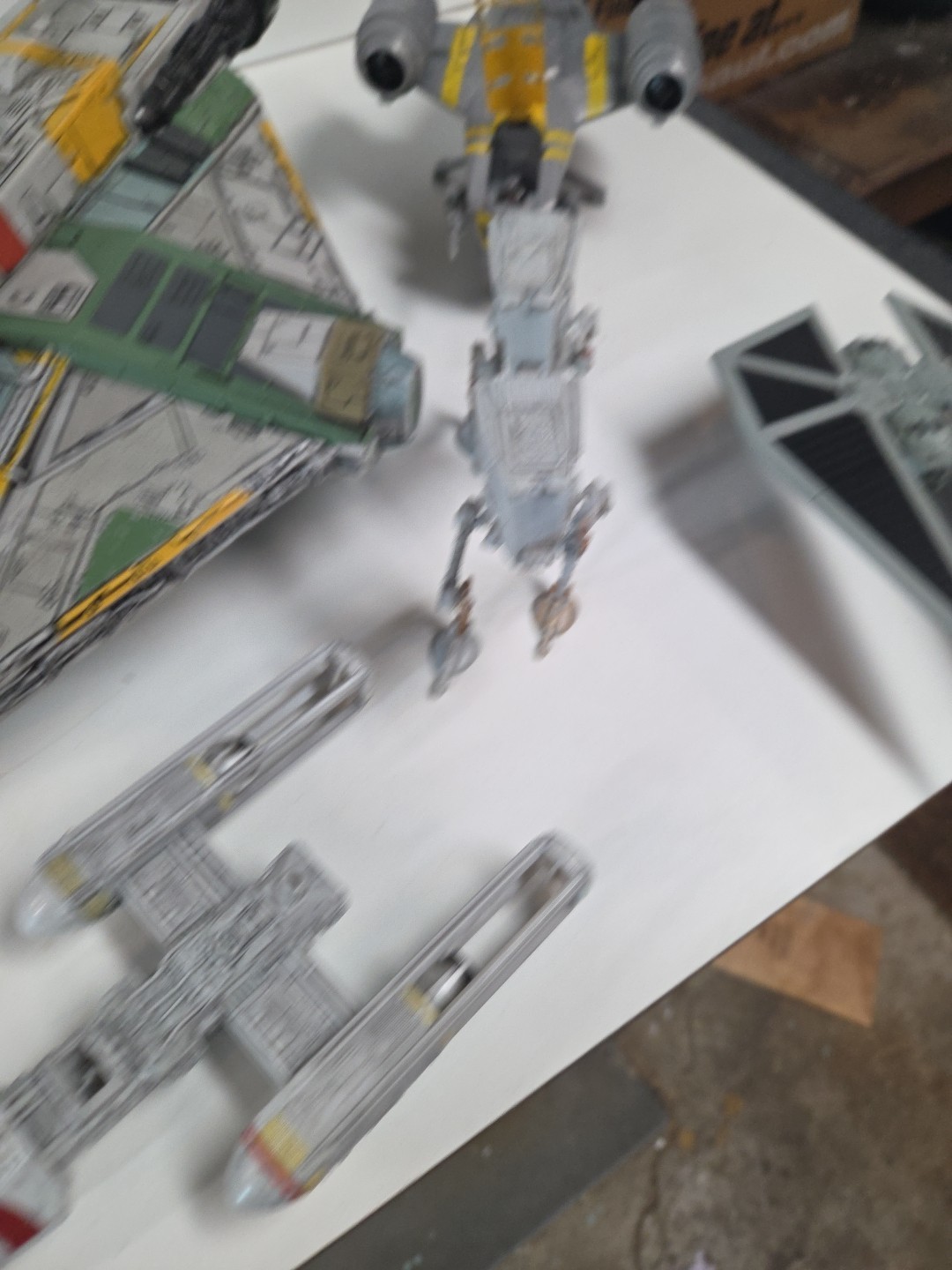 Star Wars Micro Galaxy Squadron Rebels Ghost, Phantom 1 + 2, And Crew Lot