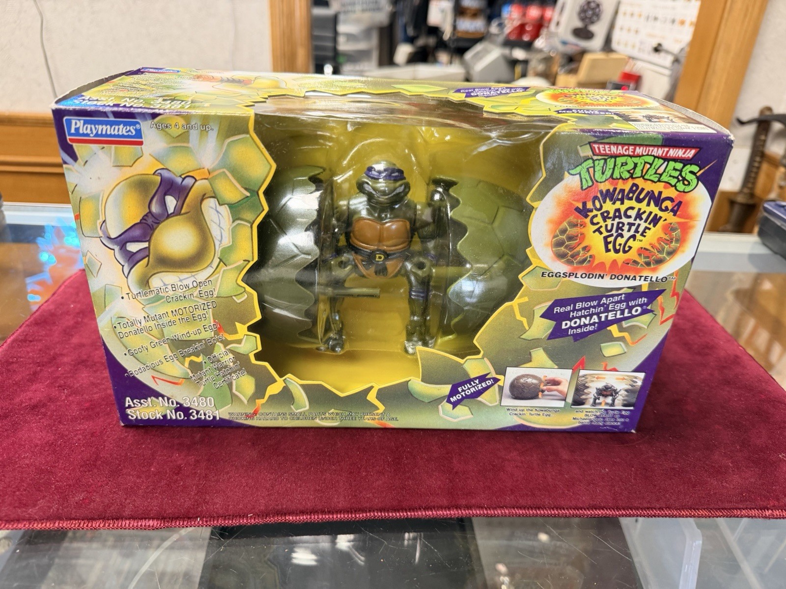 Ninja Turtles KOWABUNGA CRACKIN&rsquo; EGG – Donatello – 1994 TMNT New / Sealed