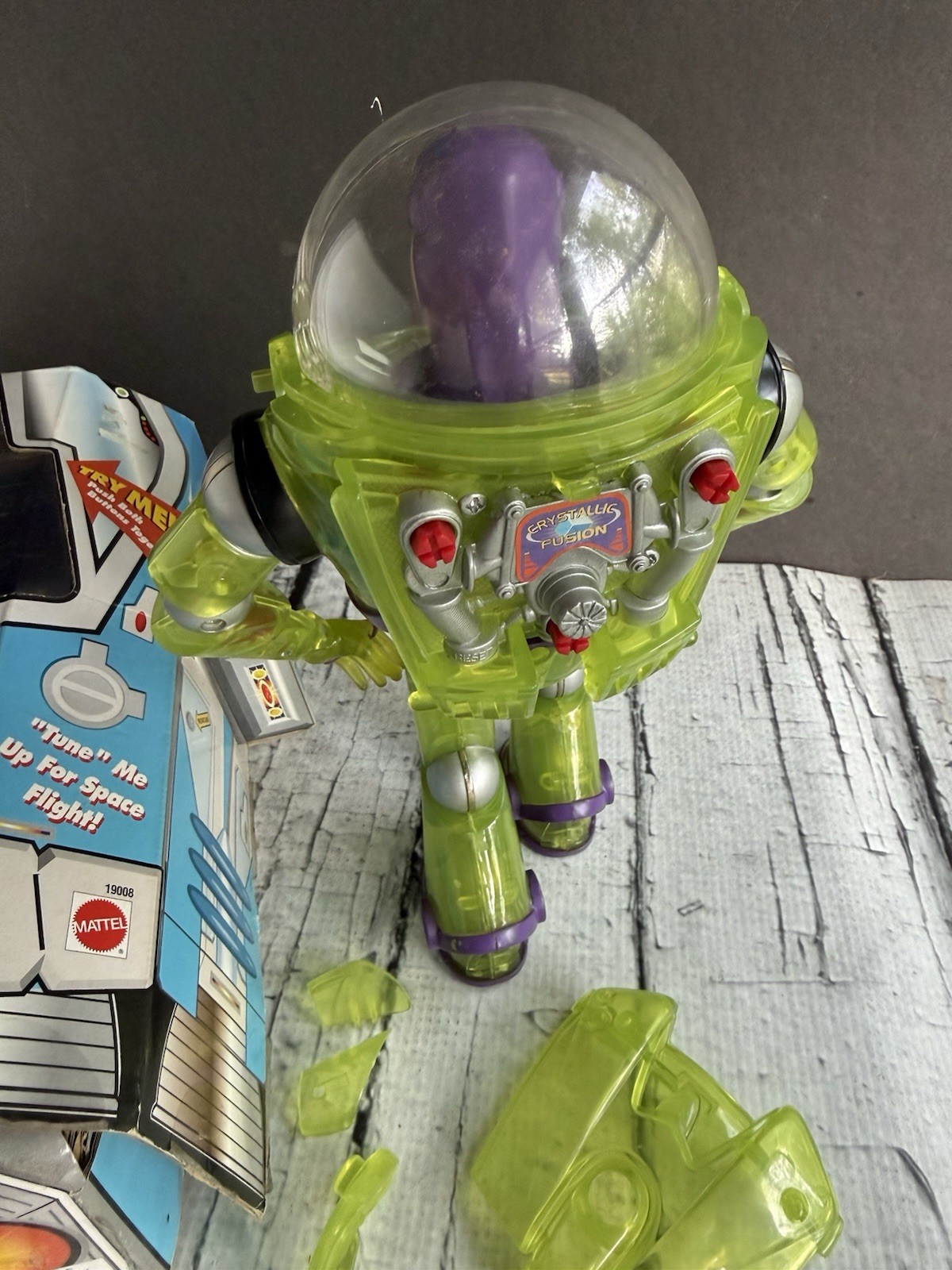 Power Boost Buzz Lightyear Disney Pixar Toy Story W/box Nice