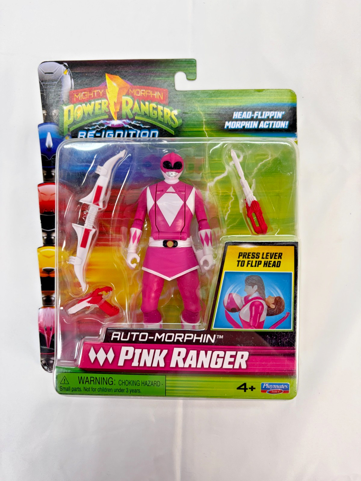 Playmates Mighty Morphin Power Rangers ReIgnition Auto Morphin Pink Ranger