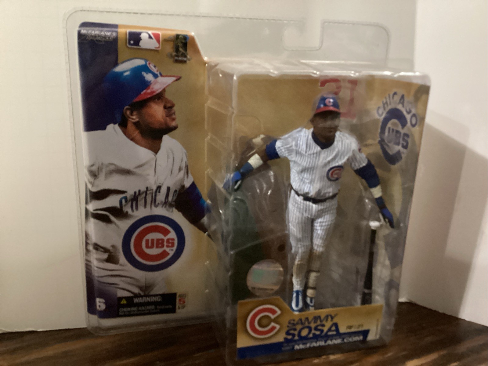 McFarlane&rsquo;s MLB Chicago Cubs Action Figure Sammy Sosa Pinstripes Variant Sealed
