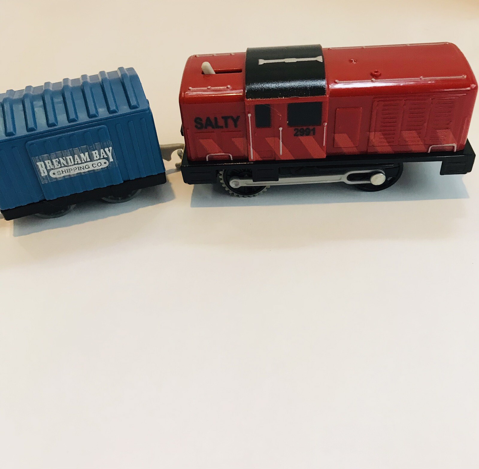 Thomas The Train Trackmaster Motorized Salty Engine & Brendam Train Cab + 2x AAA