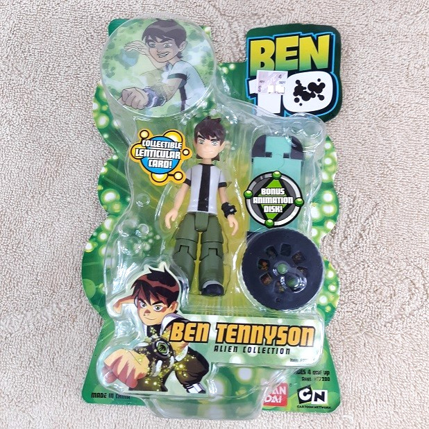 Ben 10 Series 1 Ben Tennyson Alien Collection Action Figure NEW 2006 w Disk/Card