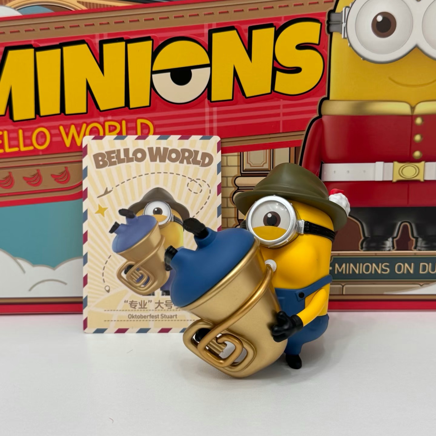 POP MART Minions Bello World on Duty Series Blind Box Confirmed Figure Hot toys