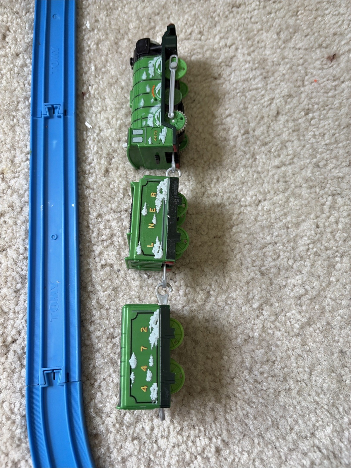 Complete Thomas Trackmaster Flying Scotsman Motorized Train Engine WORKS