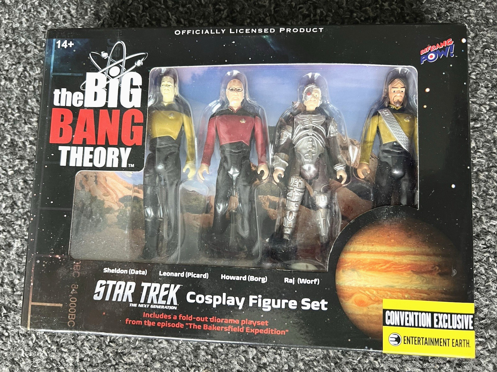 The Big Bang Theory Star Trek Cosplay Figure Set Limited Edition 1091/2288 Rare