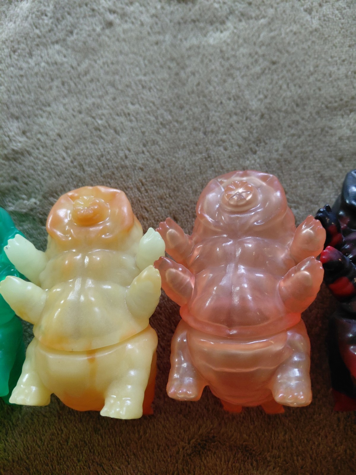 Tarbus The Tardigrade DoomCo Sofubi Soft Vinyl Art Toy Marbled GID MASSIVE Lot!