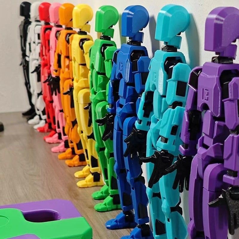 5PCS Assembly Completed T 13 Action Figure 3D Printed Multi-Jointed Movable,L…