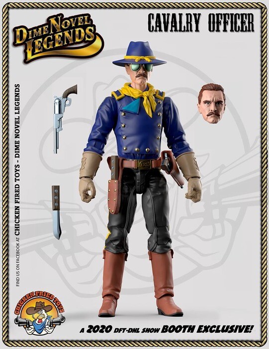 Dime Novel Legends 1:18 scale (4&Prime;) old west action figure Cavalry Officer