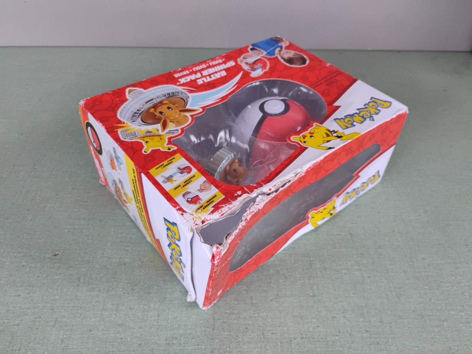 Pokémon Battle Spinner Single-Pack Eevee Damaged Box